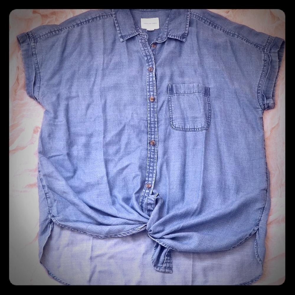 American eagle button down shirt